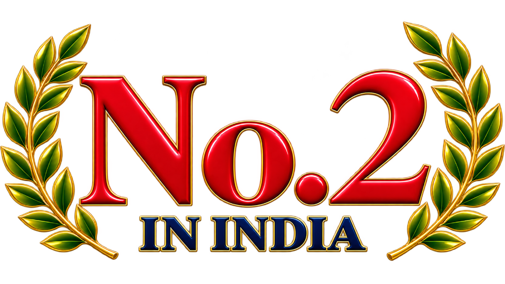 Ranked No.2 preschool in India
